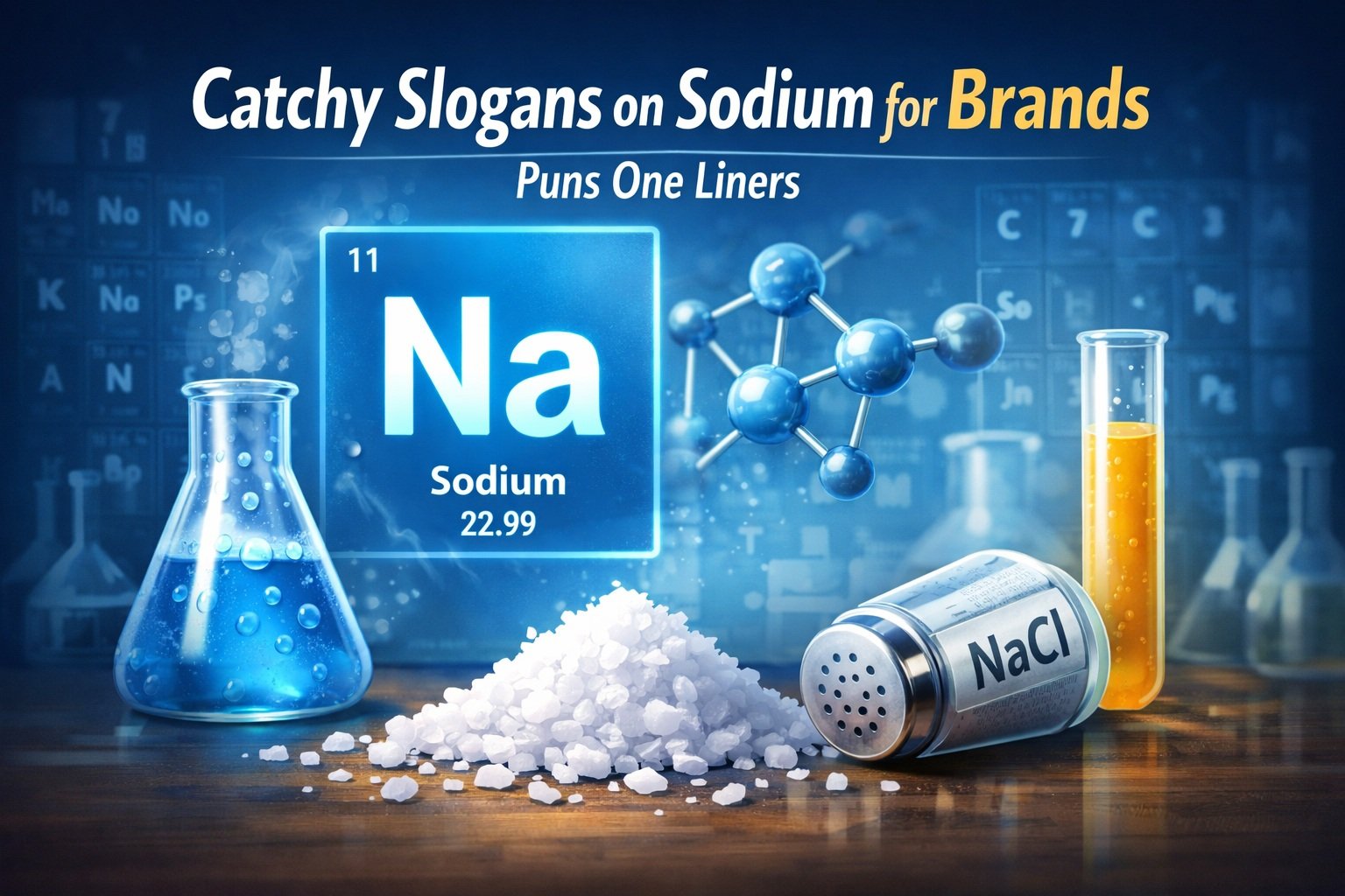 Catchy Slogans on Sodium for Brands