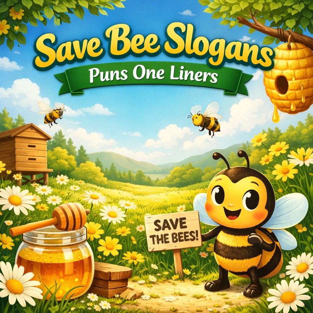 Save Bee Slogans