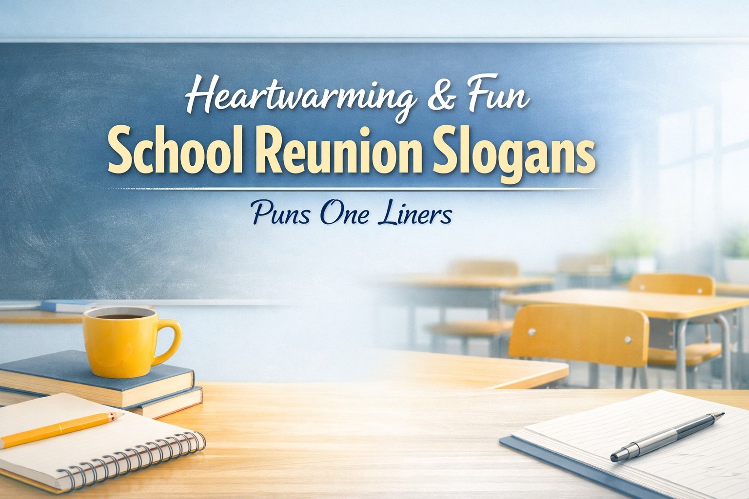 Heartwarming & Fun School Reunion Slogans