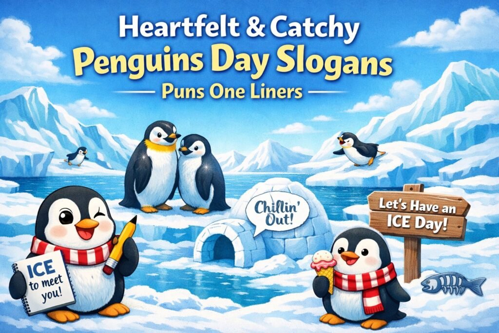 Penguins Day Slogans