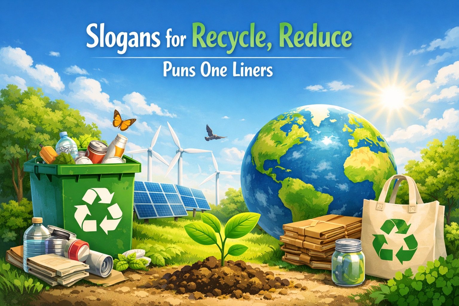 Slogans for Recycle, Reduce
