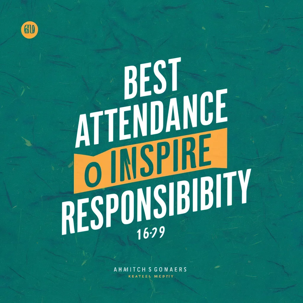 Best Attendance Slogans