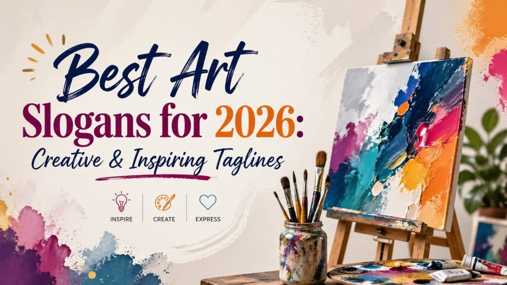 Best Art Slogans for 2026: Creative & Inspiring Taglines