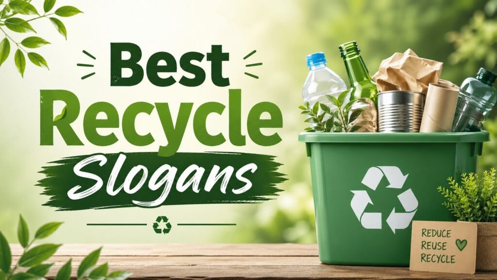 Best Recycle Slogans