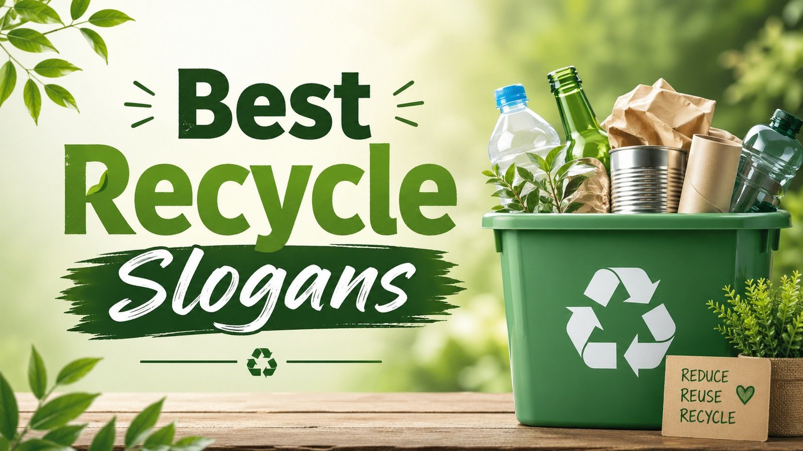 Best Recycle Slogans