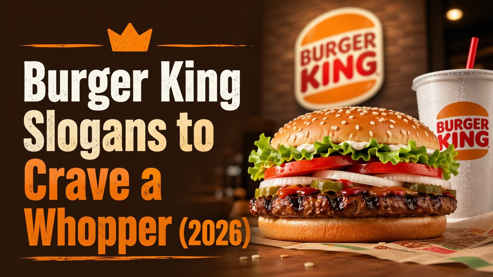 Burger King Slogans to Crave a Whopper (2026)