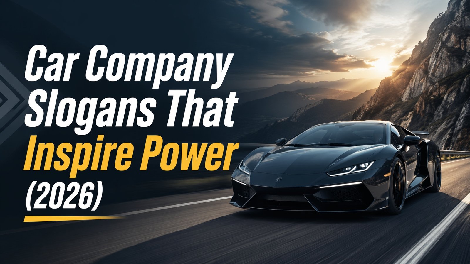 Car Company Slogans That Inspire Power (2026)