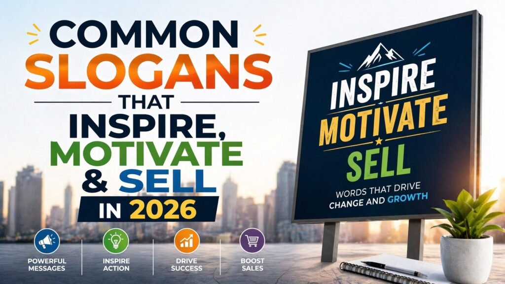 Common Slogans That Inspire, Motivate & Sell in 2026
