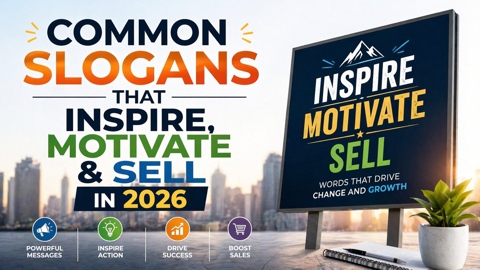 Common Slogans That Inspire, Motivate & Sell in 2026