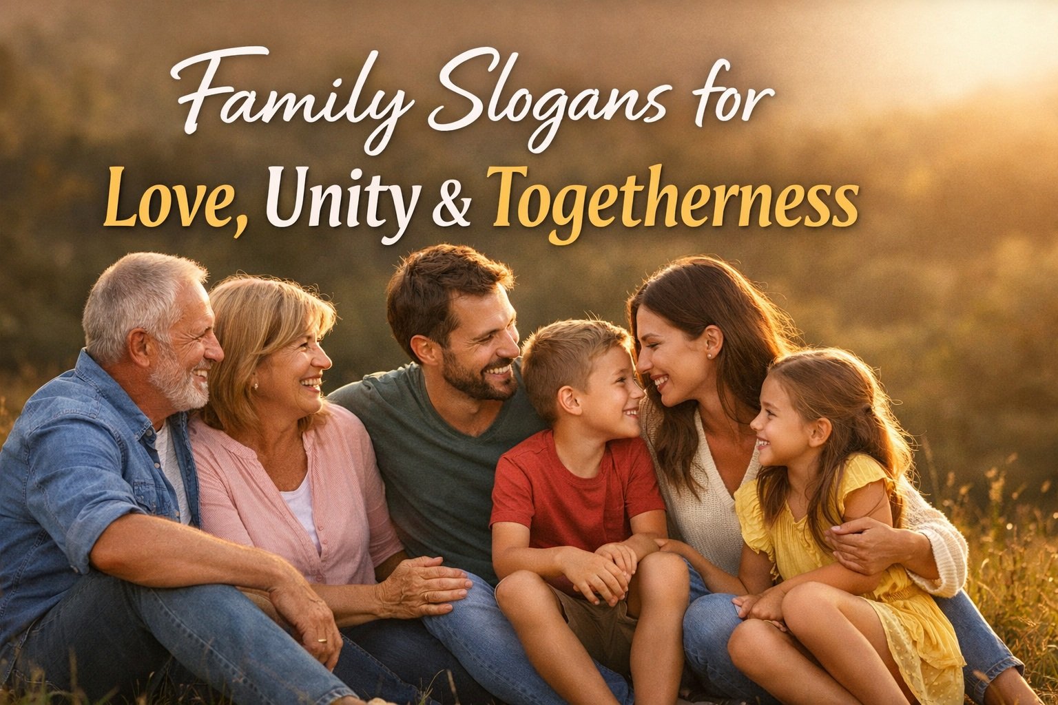 Family Slogans for Love, Unity & Togetherness