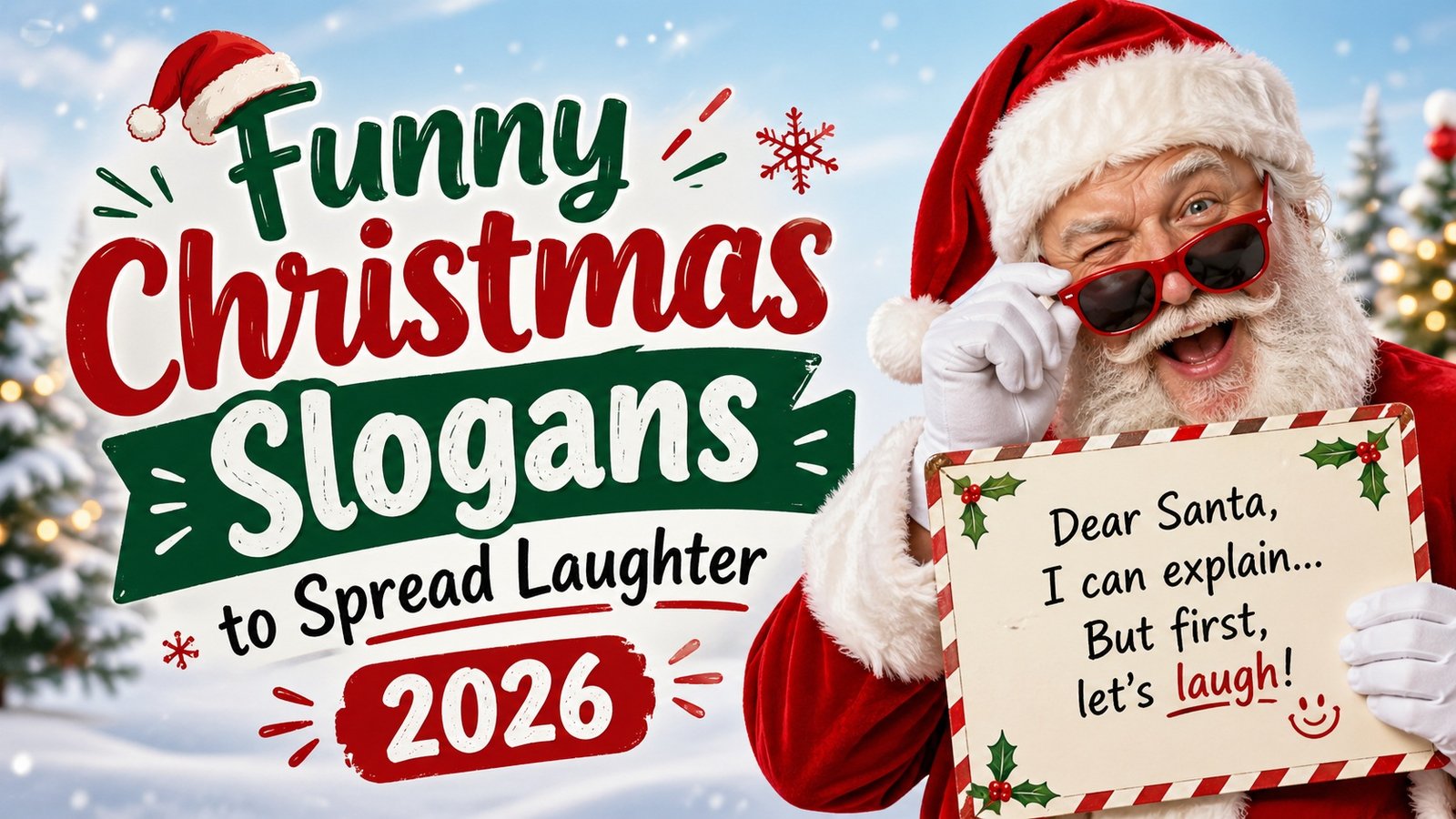 Funny Christmas Slogans to Spread Laughter 2026