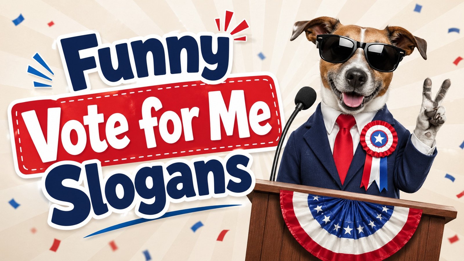 Funny Vote for Me Slogans