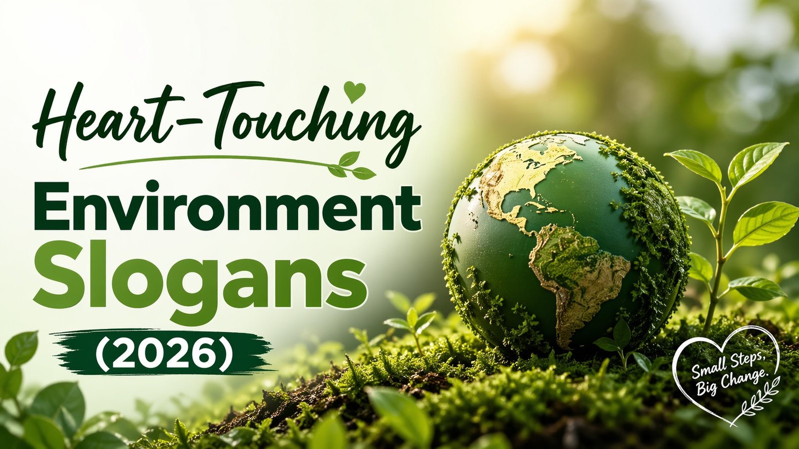 Heart-Touching Environment Slogans (2026)