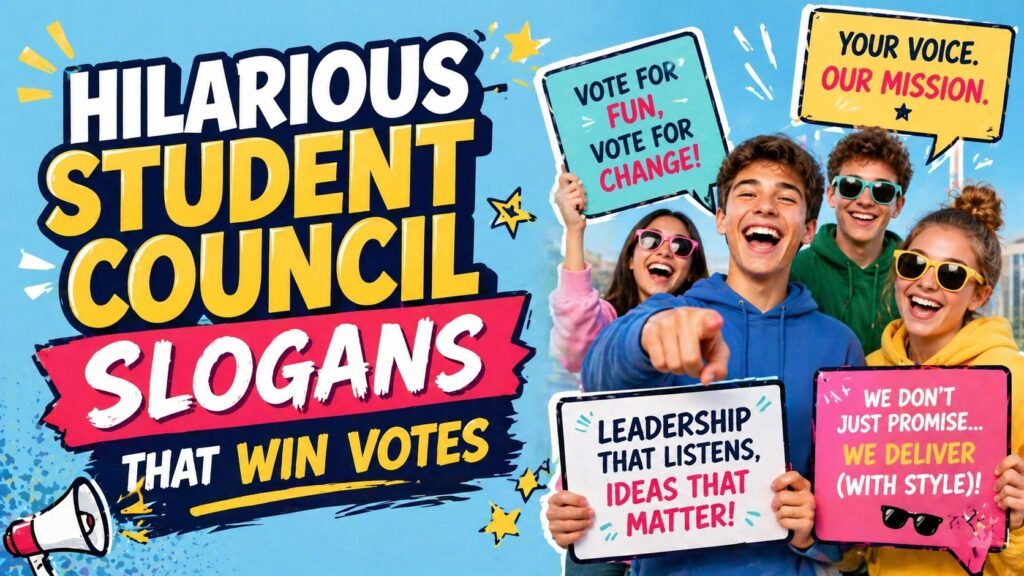 Hilarious Student Council Slogans