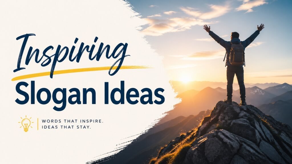 Inspiring Slogan Ideas