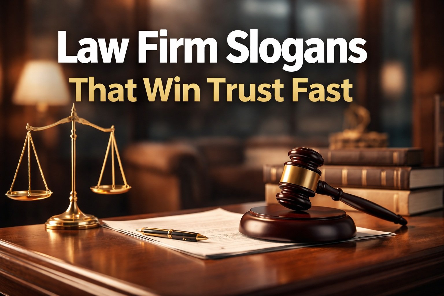 Law Firm Slogans That Win Trust Fast