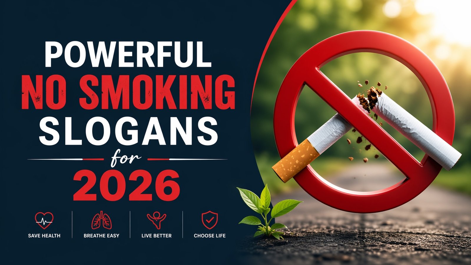 Powerful No Smoking Slogans for 2026