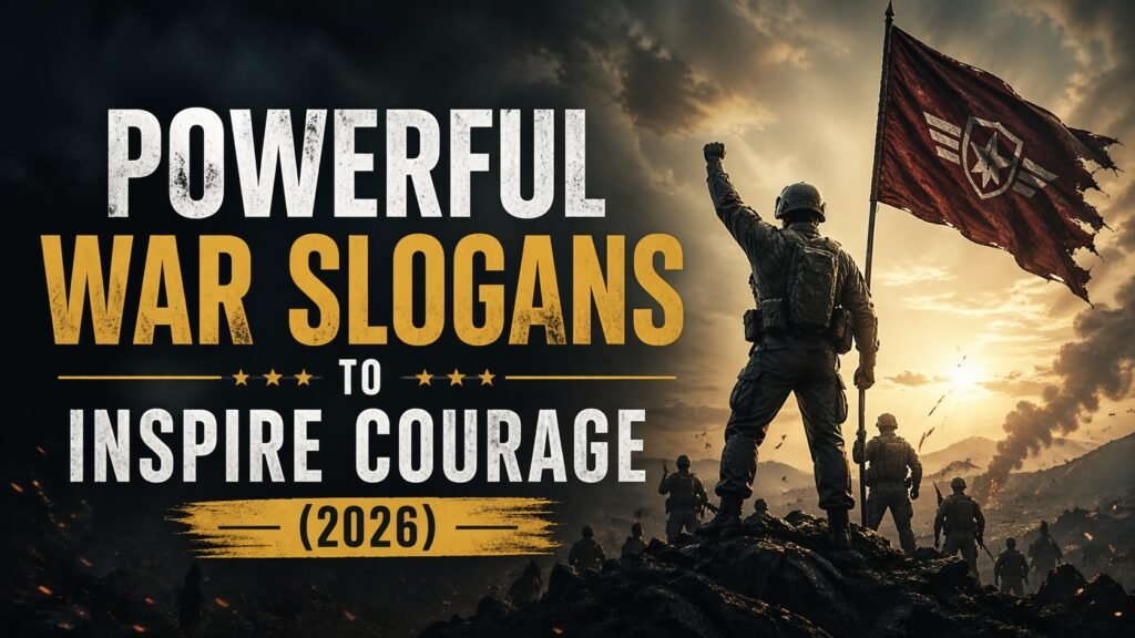 Powerful War Slogans to Inspire Courage (2026)
