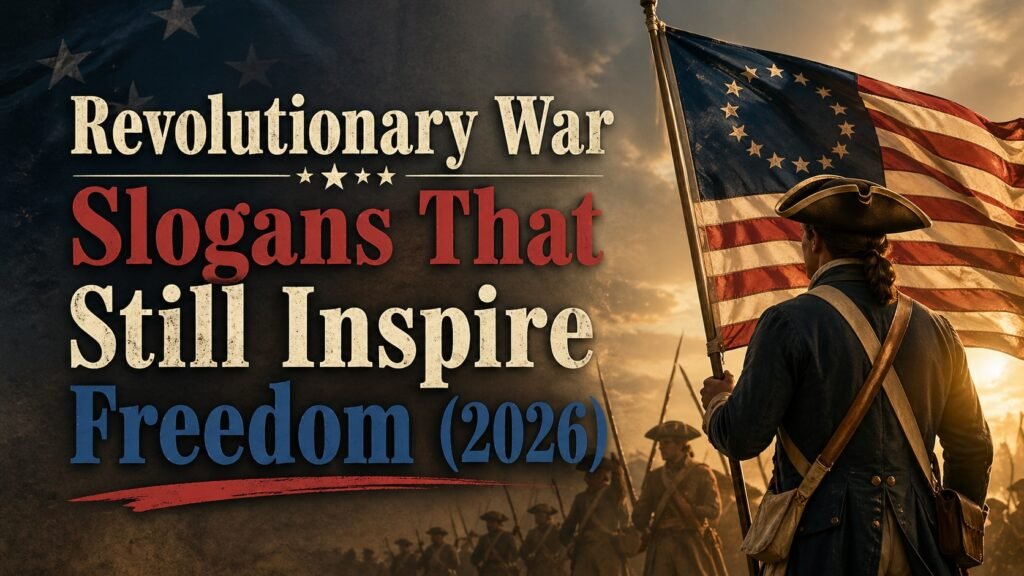 Revolutionary War Slogans That Still Inspire Freedom (2026)
