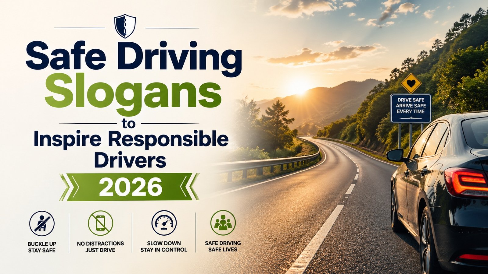 Safe Driving Slogans to Inspire Responsible Drivers 2026