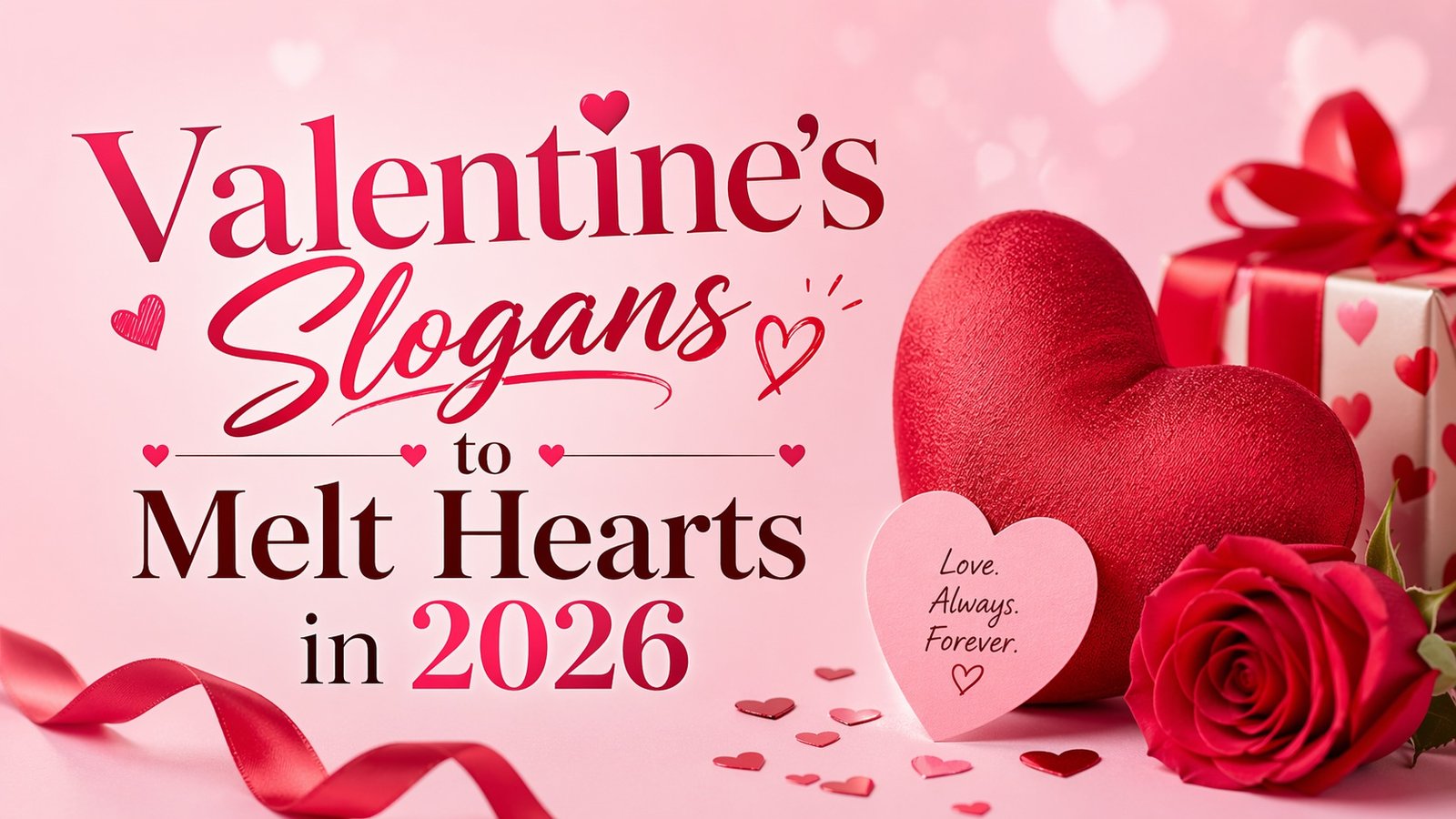 Valentine’s Slogans to Melt Hearts in 2026