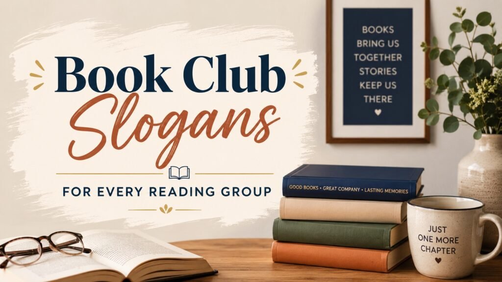 Book Club Slogans for Every Reading Group