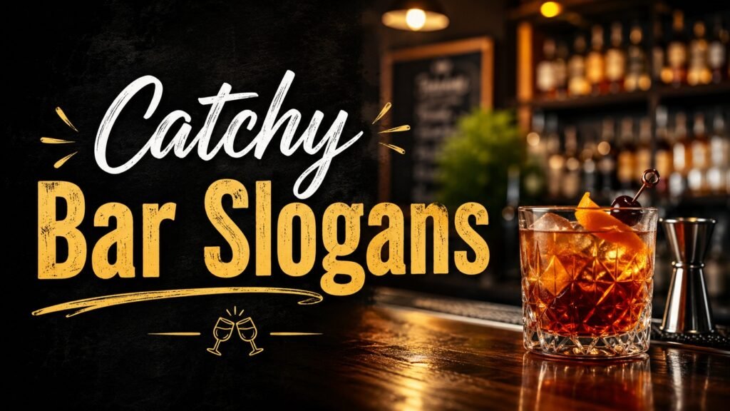 Catchy Bar Slogans