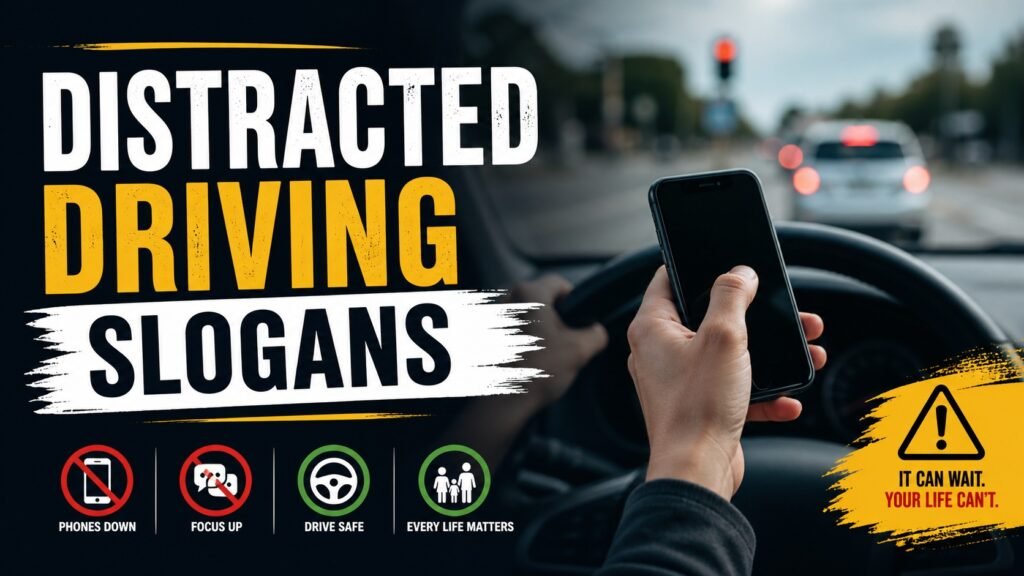 Distracted Driving Slogans