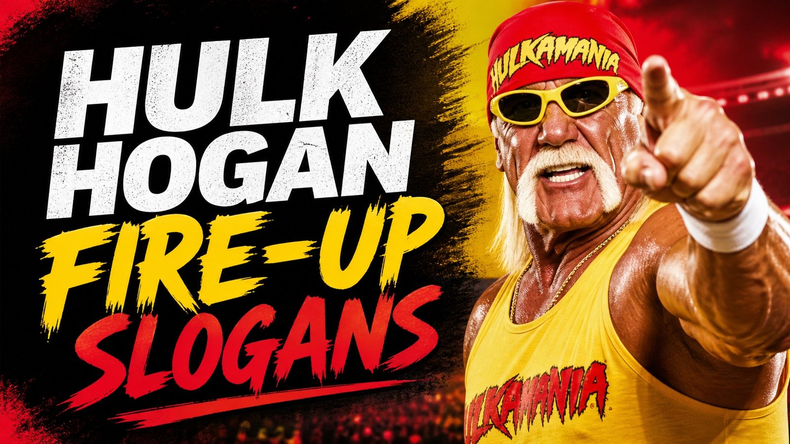 Hulk Hogan Fire-Up Slogans