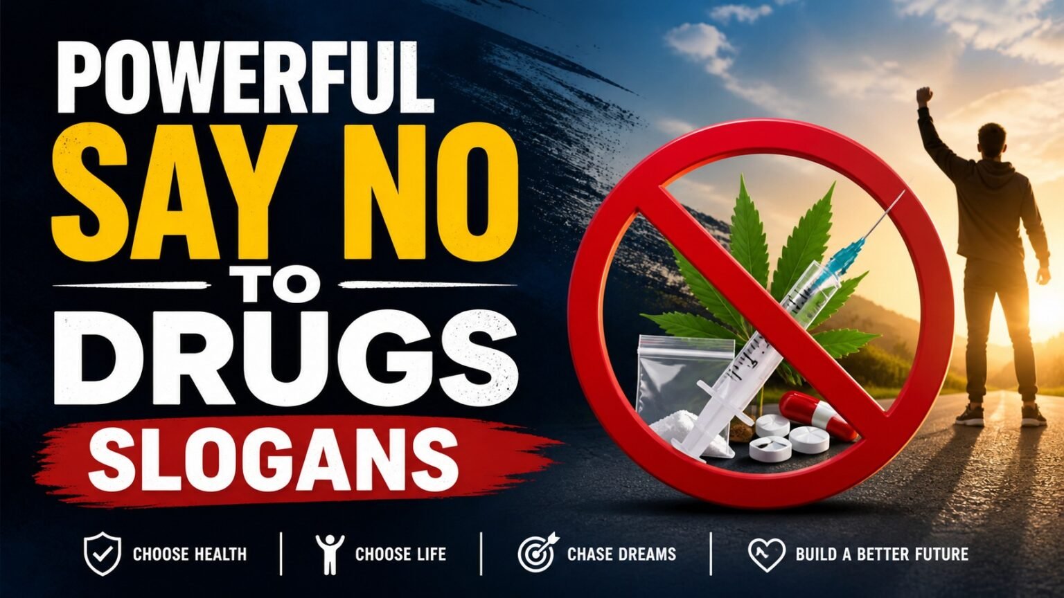 Powerful Say No to Drugs Slogans That Inspire Hope & Strength (2026)