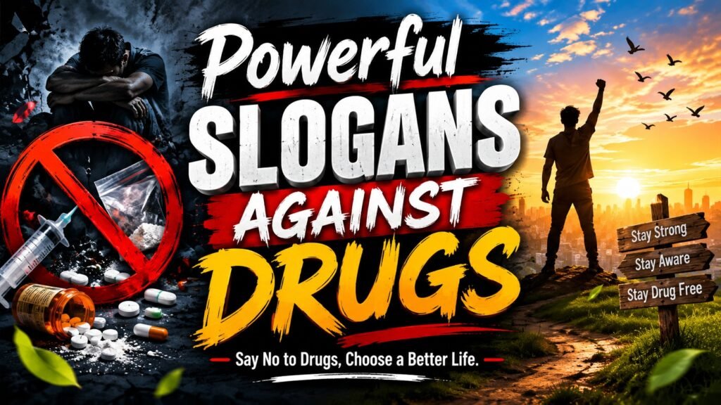 Powerful Slogans Against Drugs