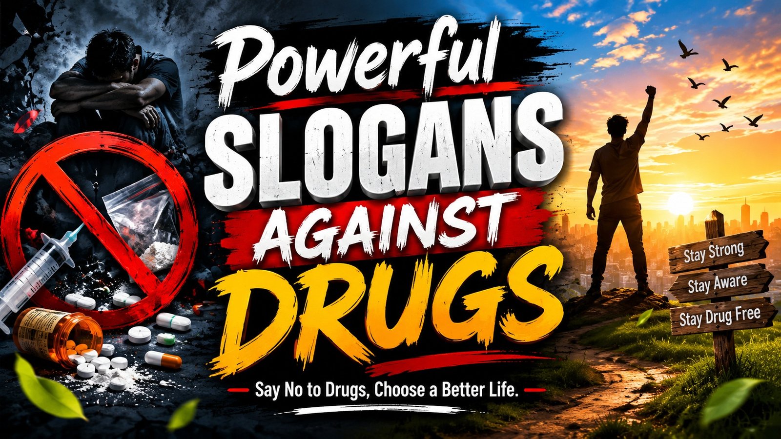 Powerful Slogans Against Drugs