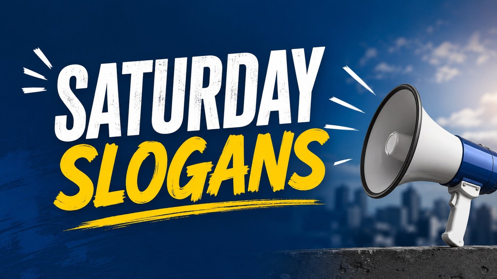 Saturday Slogans
