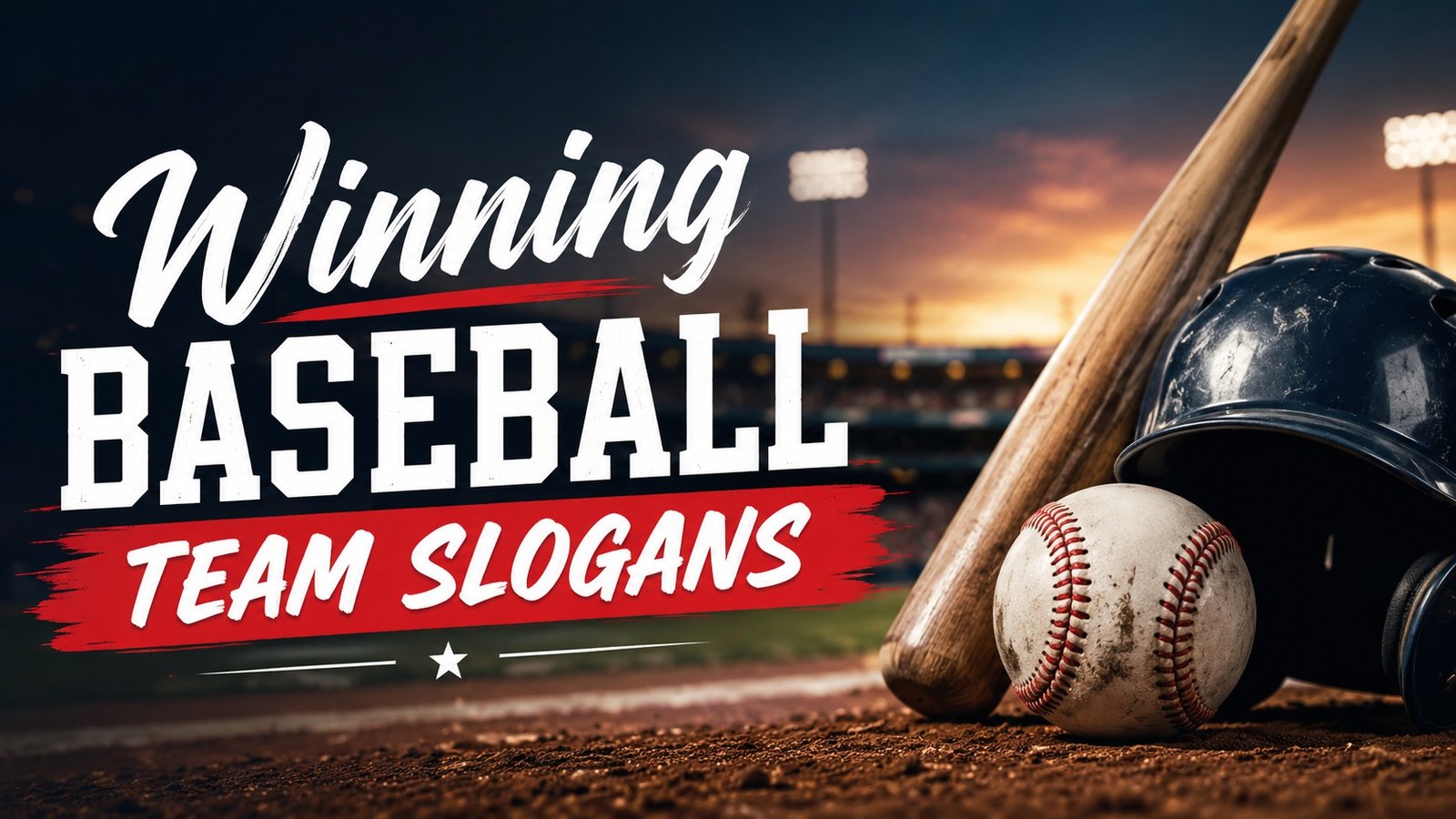 Winning Baseball Team Slogans