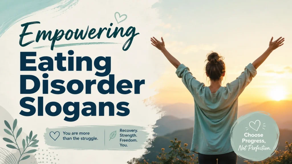 Empowering Eating Disorder Slogans